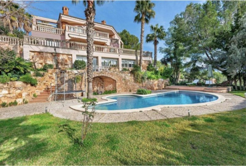 Bunyola / Urbanització sa Coma Mallorca herrliche Villa auf dem Hügel bei Bunyola mit Meerblick zu verkaufen Haus kaufen