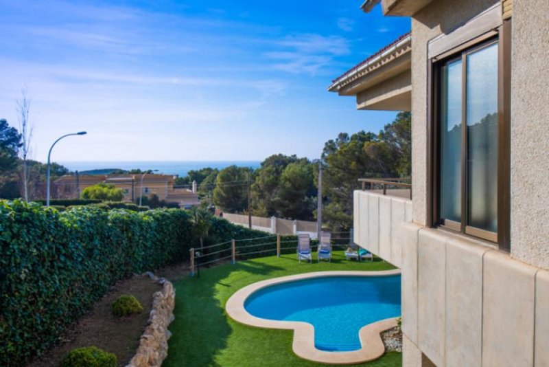 Calvià / Santa Ponça Villa mit Meerblick und Baugenehmigung auf Mallorca Haus kaufen