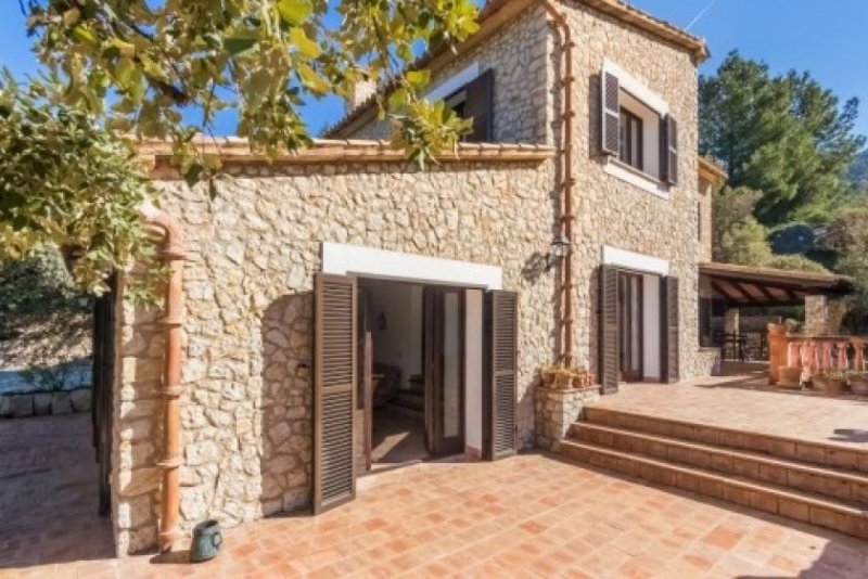 Estellencs Mallorca klassische Finca mit Meerblick und absoluter Ruhe in den Bergen von Estellencs Haus kaufen