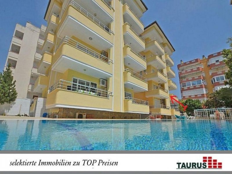 Alanya - Oba Strandnah gelegene möblierte 2 Zi. Wohnung | POOL Wohnung kaufen