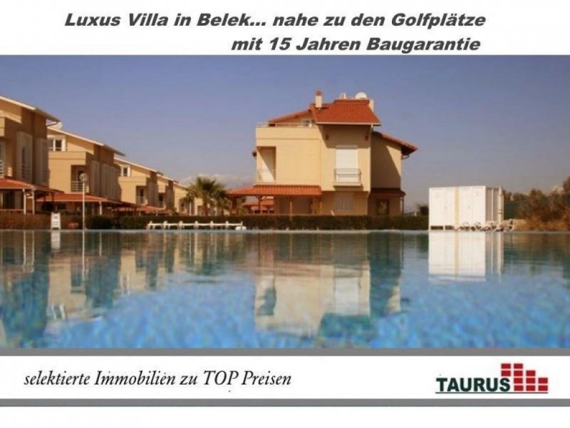 BELEK Luxus Villa im größten Golf Zentrum der Türkei Haus kaufen