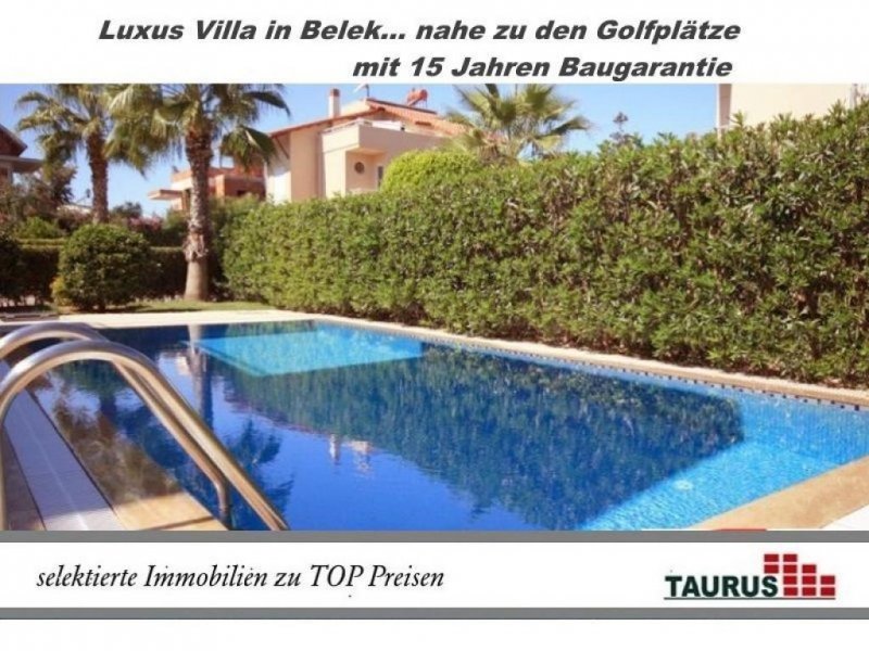 BELEK Luxus Villa im größten Golf Zentrum der Türkei Haus kaufen