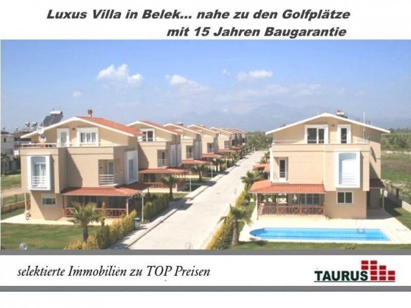 BELEK Luxus Villa im größten Golf Zentrum der Türkei Haus kaufen