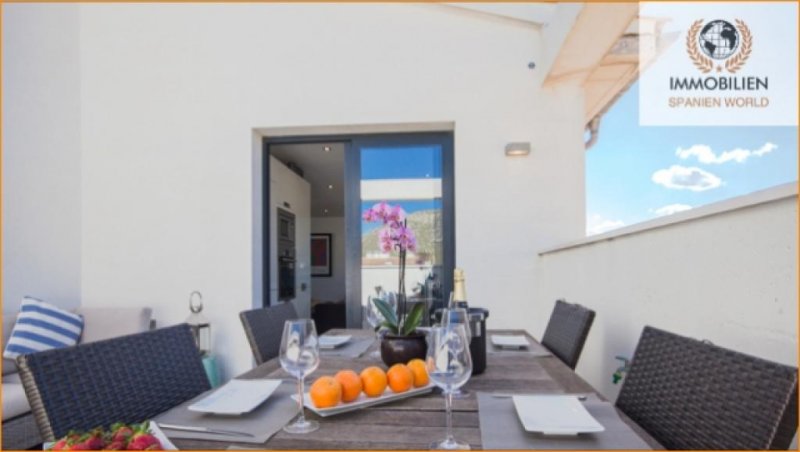 Puerto de Pollença Schöne neue Dachwohnung mit Blick auf die Berge und aufs Meer, PUERTO DE POLLENÇA. Wohnung kaufen