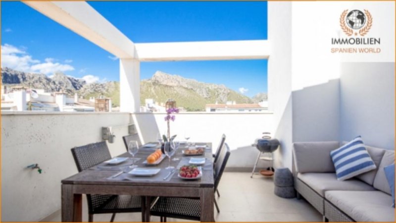 Puerto de Pollença Schöne neue Dachwohnung mit Blick auf die Berge und aufs Meer, PUERTO DE POLLENÇA. Wohnung kaufen