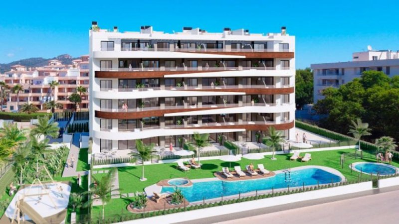 Sa Coma Mallorca Appartements mit 2 Schlafzimmern, Fußbodenheizung in Bädern und Klimaanlage nur 700 m vom Strand Wohnung kaufen