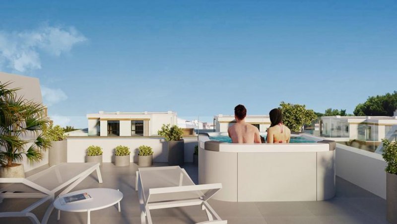 Capdepera / Cala Rajada Obergeschoss-Wohnungen mit 2 Schlafzimmern, 2 Bädern, Dachterrasse, Fußbodenheizung in Bädern, Klimaanlage und nur 500 m vom