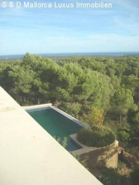 Porto Colom Neubaufinca zu verkaufen mit Berg- und Küstenblick Haus kaufen