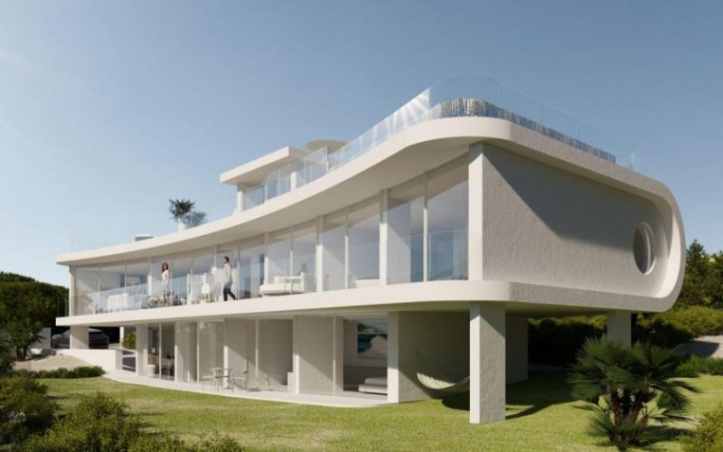 Porto Cristo Futuristische Luxusvilla mit Meerblick Haus kaufen