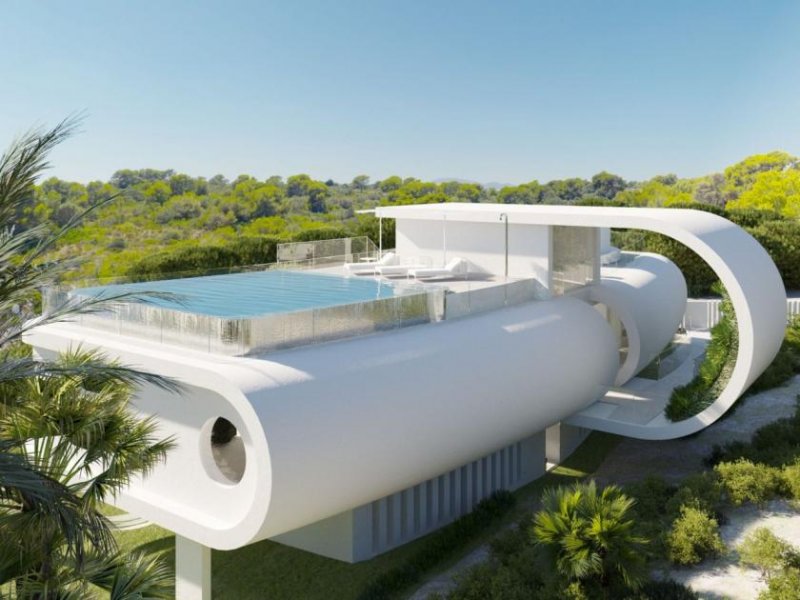 Porto Cristo Futuristische Luxusvilla mit Meerblick Haus kaufen