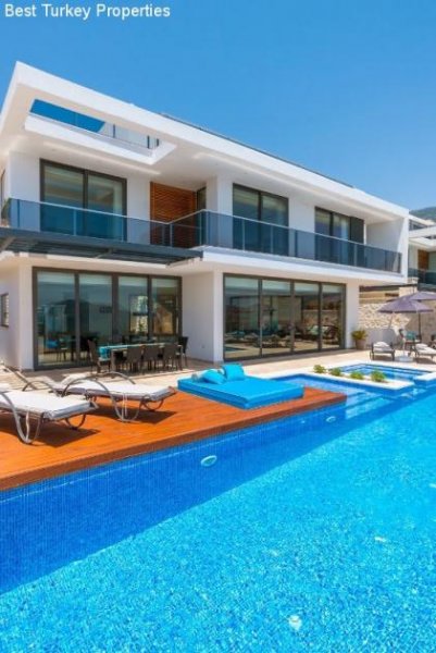 Kalkan Kas Antalya LUXUS VILLA MIT ATEMBERAUBENDEM MEERBLICK Haus kaufen