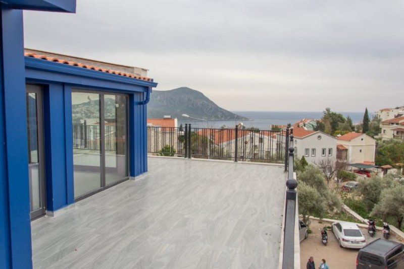 Kalkan 3+1 Appartement mit Meerblick in Kalkan Kalamar Wohnung kaufen