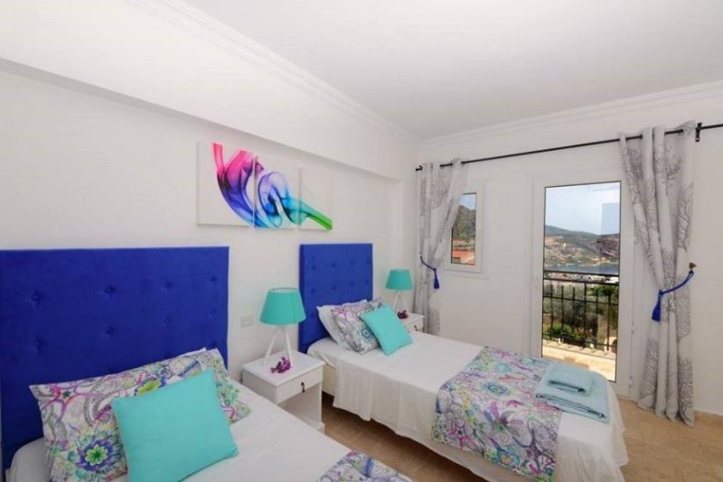 Kalkan Luxus Appartement mit Pool und schönem Meerblick Wohnung kaufen