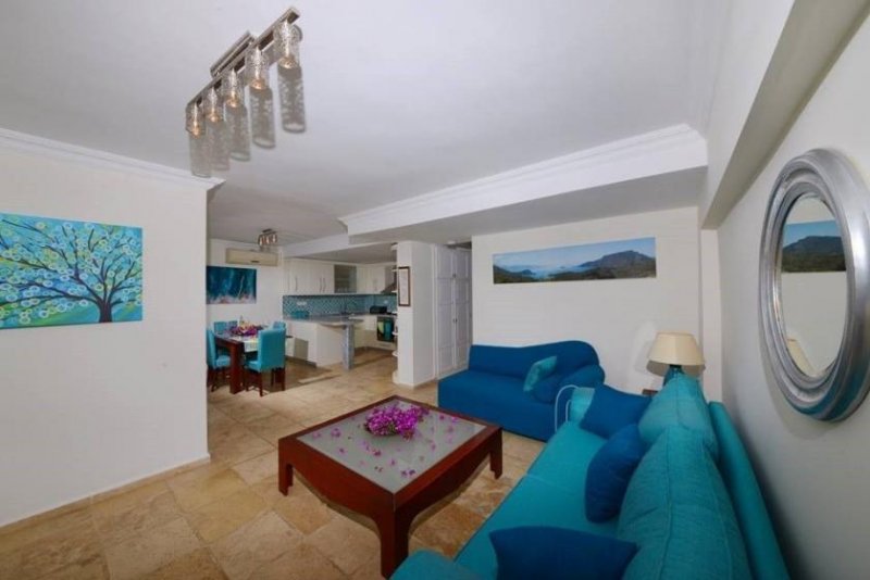 Kalkan Luxus Appartement mit Pool und schönem Meerblick Wohnung kaufen