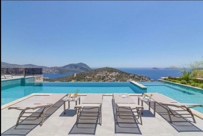 Kalkan LUXUSVILLA MIT ATEMBERAUBENDEM MEERBLICK Haus kaufen