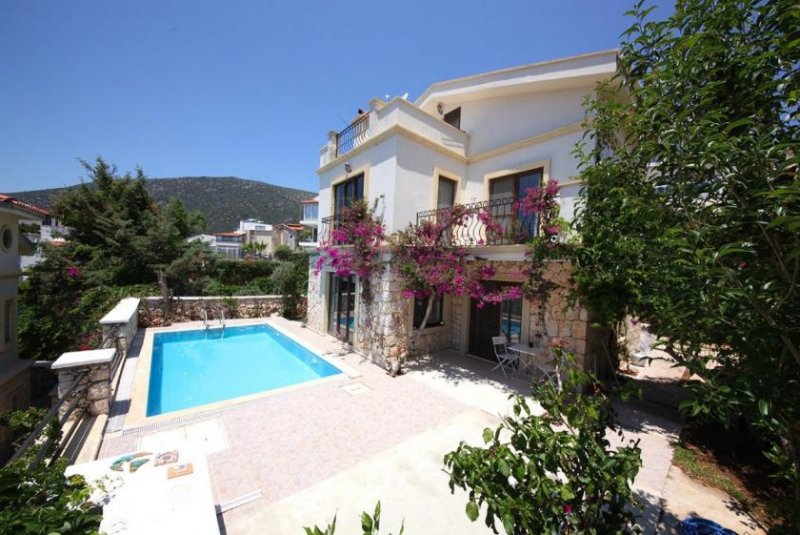 Kalkan Meerblick Villa mit privatem Pool in der Bucht von Kalamar Haus kaufen