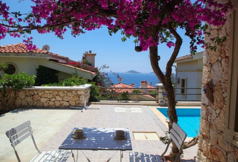 Kalkan Meerblick Villa mit privatem Pool in der Bucht von Kalamar Haus kaufen