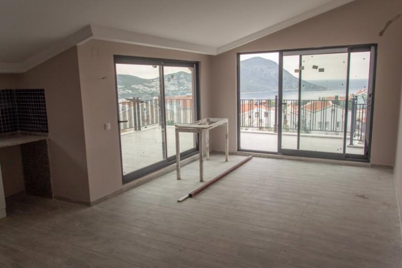 Kalkan Neues Appartement mit privater Terrasse und fantastischem Meerblick Wohnung kaufen