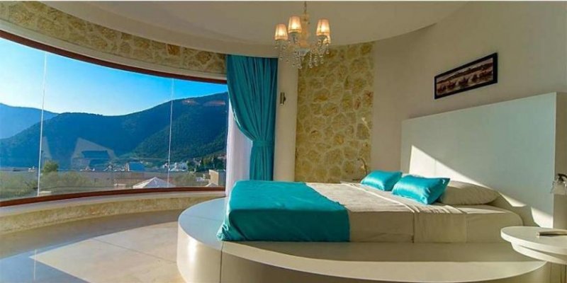 Kalkan Private 5 Schlafzimmer Luxus Villa mıt Pool und Meerblick in Top Lage Haus kaufen