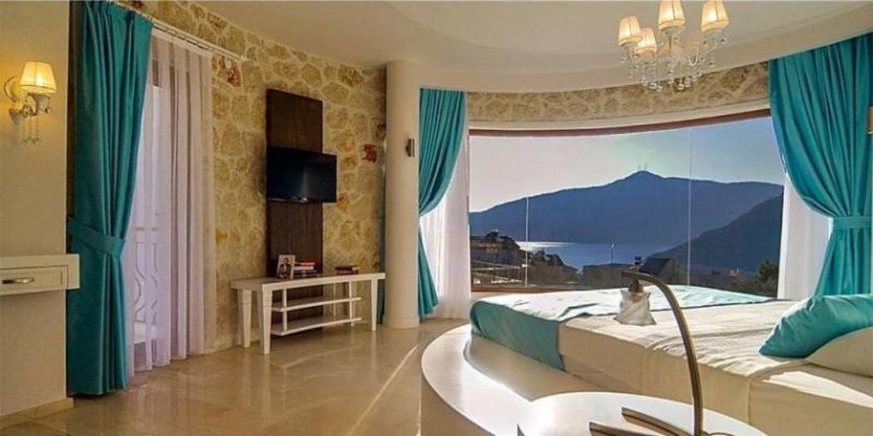 Kalkan Private 5 Schlafzimmer Luxus Villa mıt Pool und Meerblick in Top Lage Haus kaufen