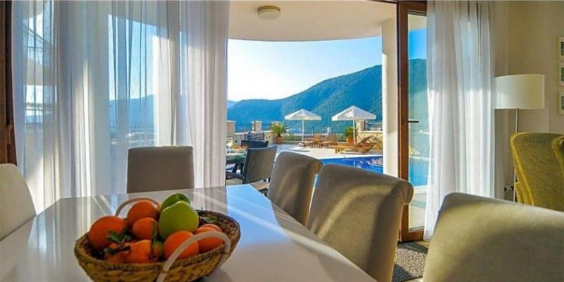 Kalkan Private 5 Schlafzimmer Luxus Villa mıt Pool und Meerblick in Top Lage Haus kaufen