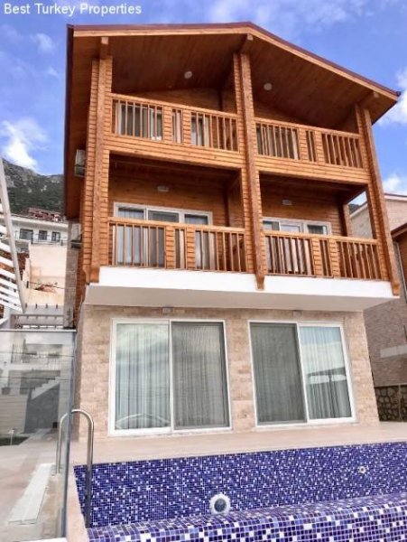 Kalkan Wunderschönes Holzhaus mit Pool und Meerblick Haus kaufen