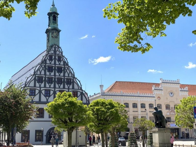 Zwickau Vermietete Gewerbeeinheit gegenüber vom Zwickauer Neumarkt! Gewerbe kaufen