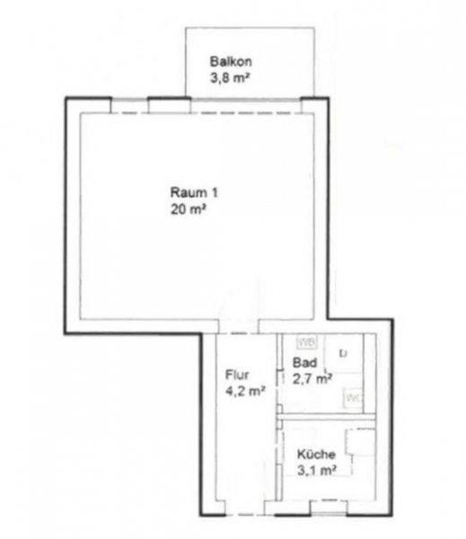 Zwickau Helle 1-Raum-Wohnung mit Balkon, EBK und TG-Stellplatz direkt an der Mulde! Mit Aufzug! Wohnung kaufen