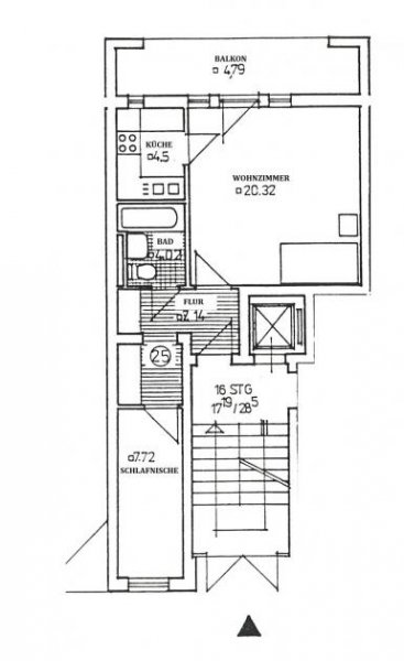 Plauen 1,5-Raum-Whg. mit Fahrstuhl, Süd-Balkon u. TG-Stpl. in zentrumsnaher Lage! Vermietet! Wohnung kaufen