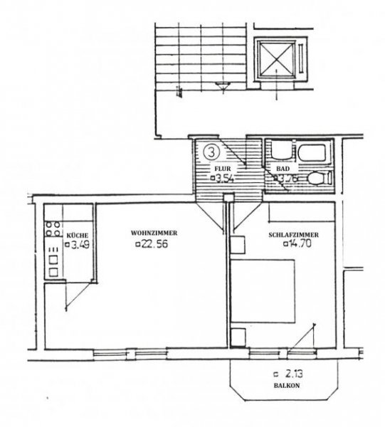 Plauen 2-Raum-Whg. mit Fahrstuhl, Süd-Balkon u. TG-Stpl. in zentrumsnaher Lage! Vermietet! Wohnung kaufen