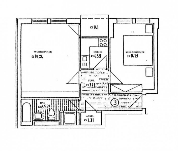 Plauen Schöne 2-Raum-Whg. mit Fahrstuhl, Balkon u. TG-Stpl. in zentrumsnaher Lage! Vermietet! Wohnung kaufen