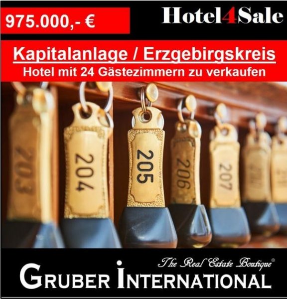 Annaberg-Buchholz Kapitalanlage - Hotel mit 24 Zimmern im Erzgebirgskreis Gewerbe kaufen