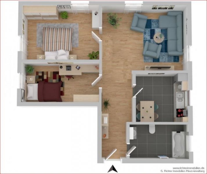 Brand-Erbisdorf 3-Zimmer-Wohnung in Langenau - neue Heizungsanlage Wärmepumpe /Solar in 2025 Wohnung kaufen