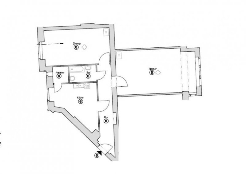 Berlin Bezugsfreie, helle 
Altbauwohnung mit Balkon
im schönen Prenzlauer Berg
-Fernwärme- Wohnung kaufen