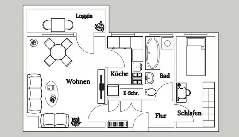 Berlin Gut geschnittene, vermietete 2 Zimmer Wohnung in attraktiver City Lage Wohnung kaufen