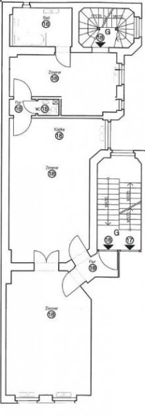 Berlin Attraktive & bezugsfreie
 3-Zimmer-Altbauwohnung 
mit moderner Kücheninsel Wohnung kaufen