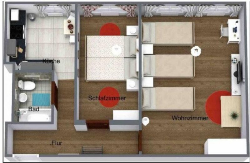 Berlin Großzügige 2 Zimmer Wohnung Wohnung kaufen