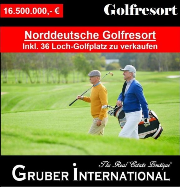 Hamburg Norddeutsches Golfresort inkl. 36 Loch-Golfplatz zu verkaufen Gewerbe kaufen