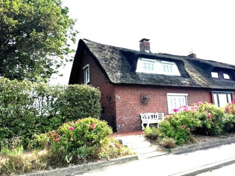 Nordstrand Ferienhaus unter Reet mit 2 Wohnungen Haus kaufen