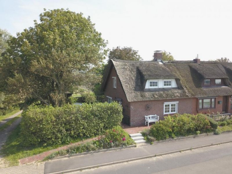 Nordstrand Unter Reet mit 2 Wohnungen in bester Deichlage mit Blick in die Marsch Haus kaufen