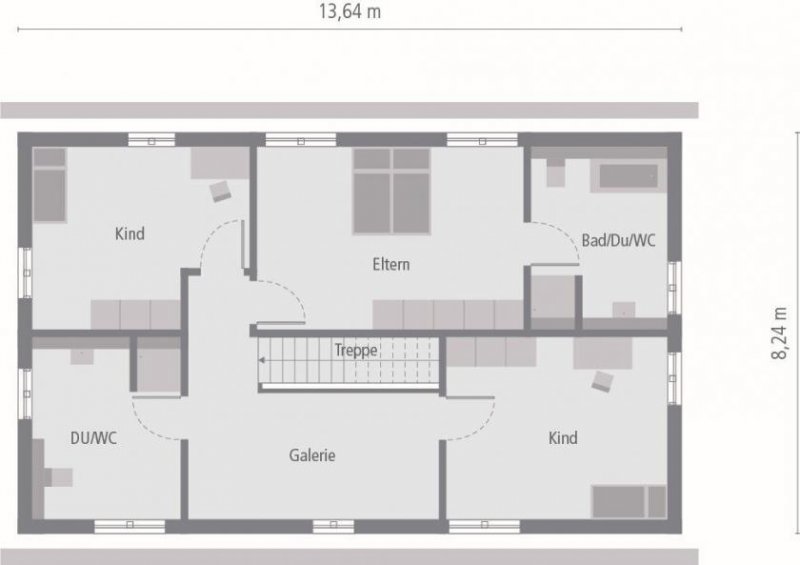 Wiesmoor SO VIEL RAUM IN EINEM HAUS, Das Design 7 von OKAL EINZUGFERTIG incl. Grundstück Haus kaufen