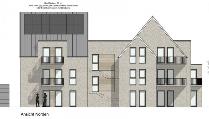 Moormerland Modernes Wohnen/Arbeiten in Warsingsfehn – Neubau eines MFH mit 12 Wohn- und Geschäftseinheiten Wohnung kaufen