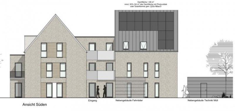 Moormerland Modernes Wohnen/Arbeiten in Warsingsfehn – Neubau eines MFH mit 12 Wohn- und Geschäftseinheiten Wohnung kaufen