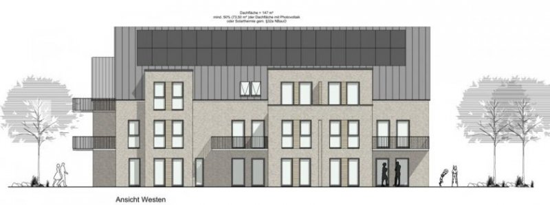 Moormerland Modernes Wohnen/Arbeiten in Warsingsfehn – Neubau eines MFH mit 12 Wohn- und Geschäftseinheiten Wohnung kaufen