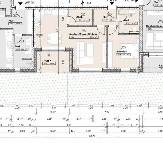 Moormerland RESERVIERT! Erdgeschosswohnung mit Terrasse und Garten Wohnung kaufen