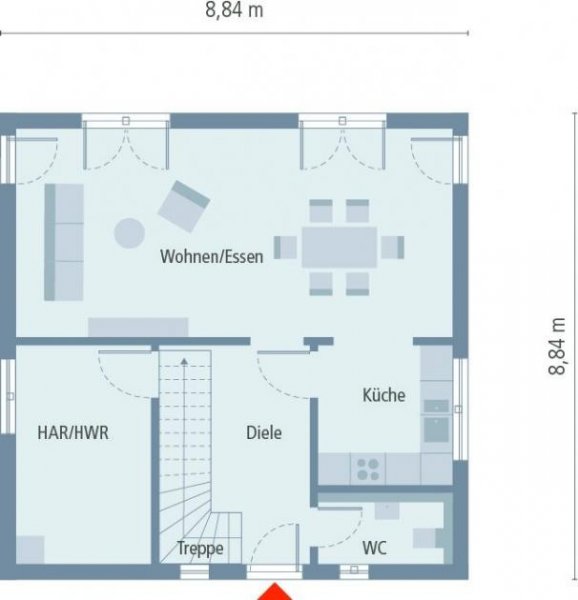 Bremen Ein wunderschönes Haus in einzigartiger Optik ! Klare Formen treffen auf Funktionalität und Wohnlichkeit, incl. Grundstück