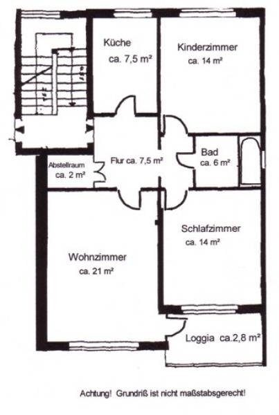 Niedersachsen - Weyhe Helle 3-Zimmer Eigentumswohnung 72 qm in ruhiger zentraler Lage Wohnung kaufen