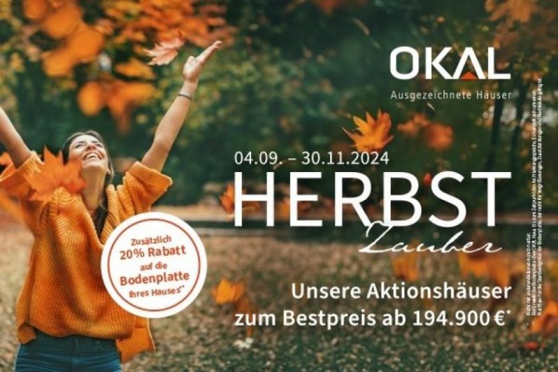 Wesendorf OKAL Aktionshaus Herbstzauber 6 bis 30.11.2024 Haus kaufen