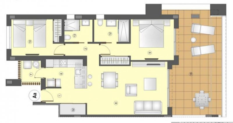 Heimbuch TOP - Exklusive NEUBAU-Terrassen-Wohnungen mit Garten - strandnah Wohnung kaufen