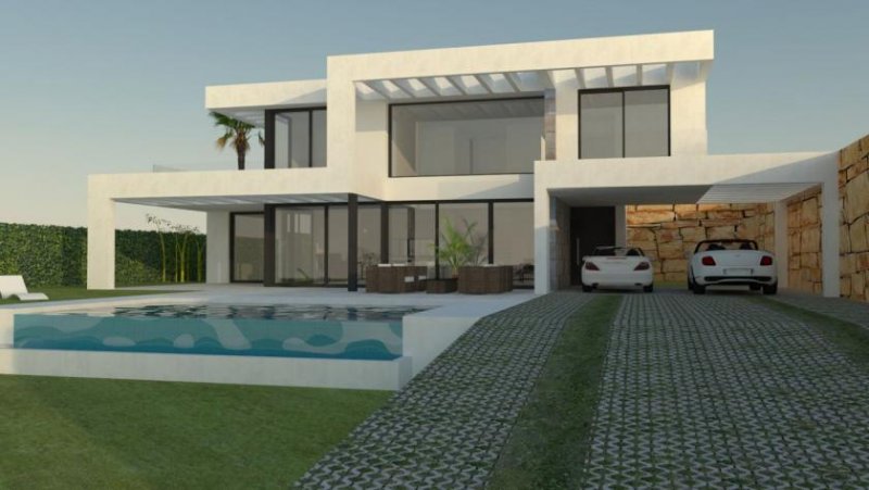 Mijas Costa Exklusives Neubauprojekt in Mijas bestehend aus 26 zeitgenössischen Villen mit privatem Pool und Meerblick Haus kaufen